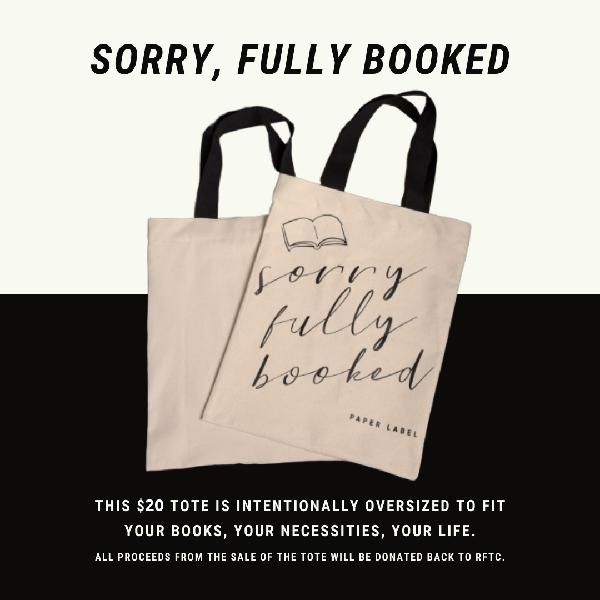 Click here for more information about Tote bag - "Fully Booked" 