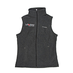 Men's Columbia Fleece Vest--Gray