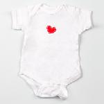 Click here for more information about Le Bonheur Onesie - White