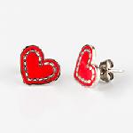 Le Bonheur heart earrings