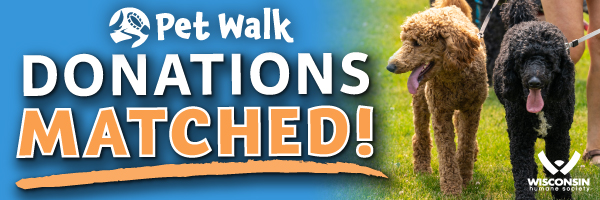 Pet Walk 2024_Banner-donations matched