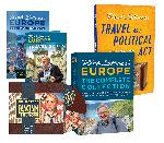 BOOK: Travel as a Political Act (paperback) + Rick Steves' The Story of Fascism in Europe DVD + Rick Steves' Europe: Complete 20 Year Anthology (17-DVD Set) + Rick Steves Travel Skills 2-DVD Set, + Rick Steves Best Destinations - Travel Newsletter