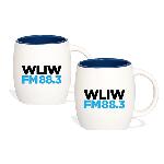 Set OF 2 WLIW-FM Barrel Mugs