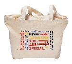 Mr Rogers Zippered Tote