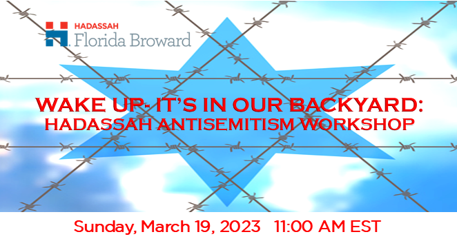 FLB Wake Up Antisemitism Graphic 3-19-23