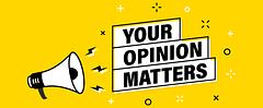 Your Opinion Matters Graphic
